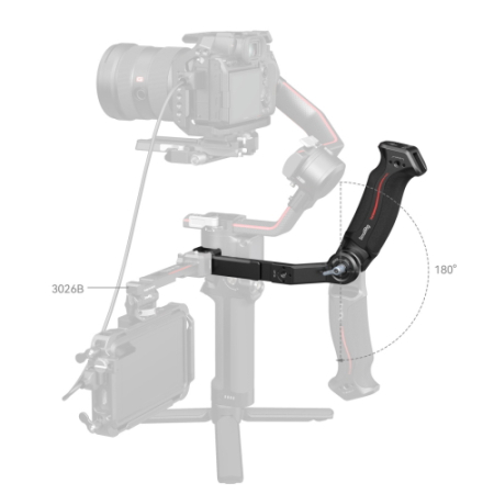 SmallRig 3028E - wielofunkcyjny uchwyt typu sling do wybranych gimbali DJI RS - przykład użycia